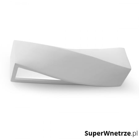 Kinkiet Ceramiczny Sigma 42x15cm Sollux Lighting biały