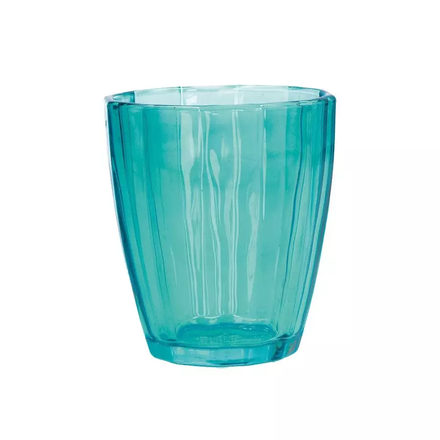 Zestaw 6 szklanek amami - turkusowy, 320 ml