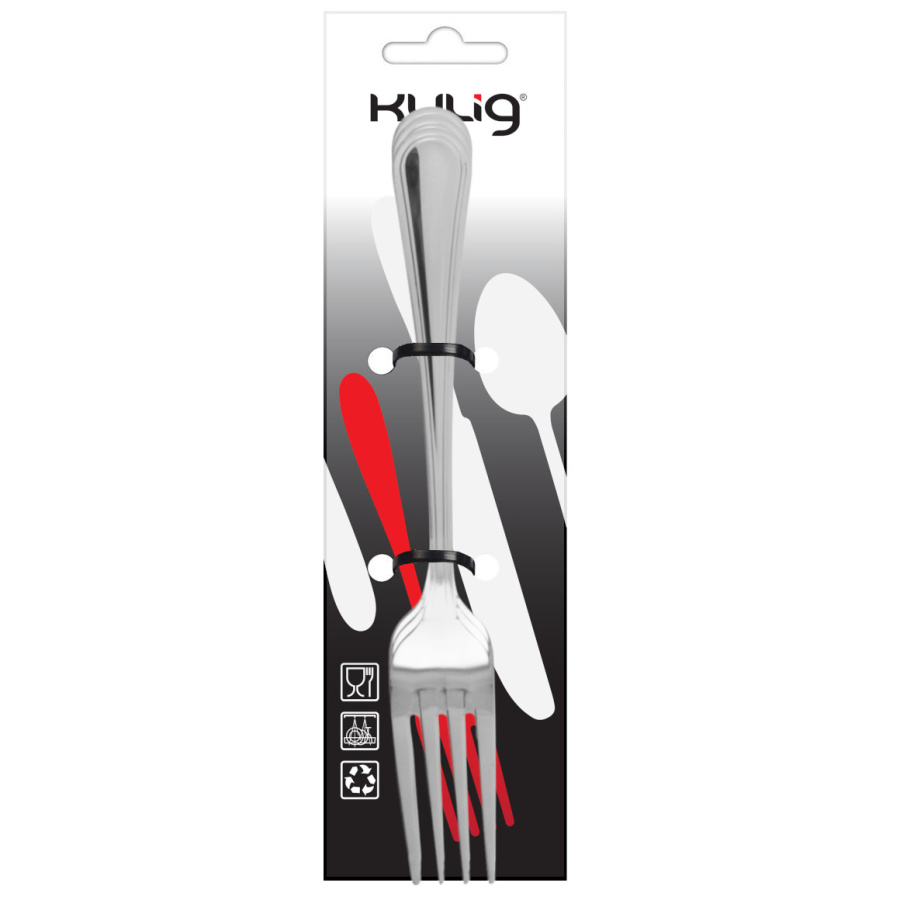 Widelczyk do ciasta luce srebrny 3 sztuki zawieszka 1388