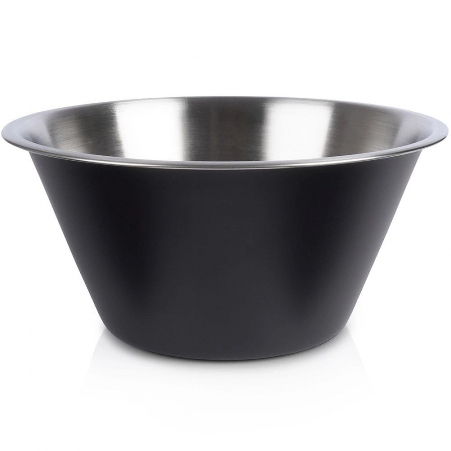 Miska kuchenna stalowa czarna 22 cm, 2 l