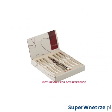 7 częściowy zestaw do owoców morza 35x26x5 cm Casa Bugatto SETTIMOCIELO srebrny