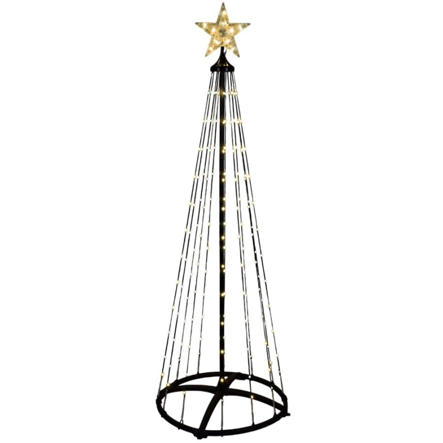 Choinka świecąca stożek zewnętrzna 150 cm
