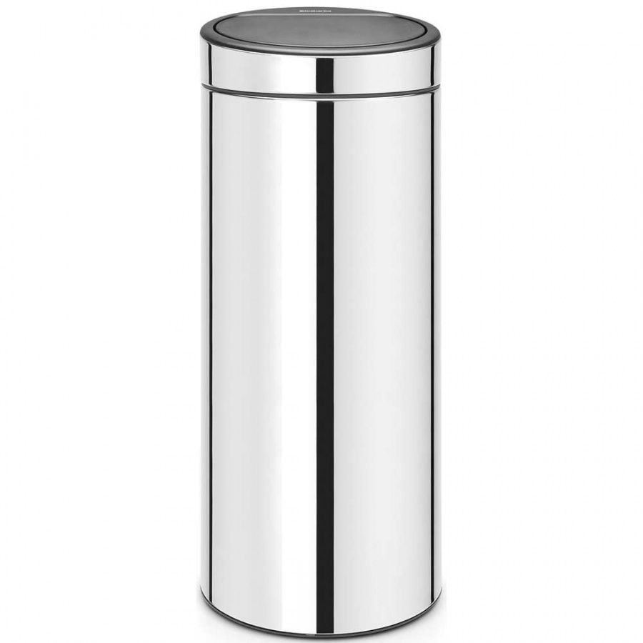 Kosz na śmieci kuchenny 30l Touch Bin New Brabantia stal polerowana