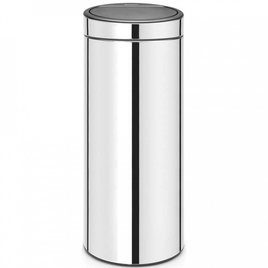 Kosz na śmieci kuchenny 30l Touch Bin New Brabantia stal polerowana