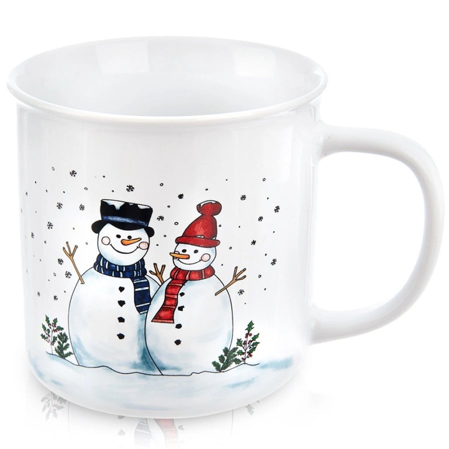 Kubek ceramiczny bałwan 470 ml