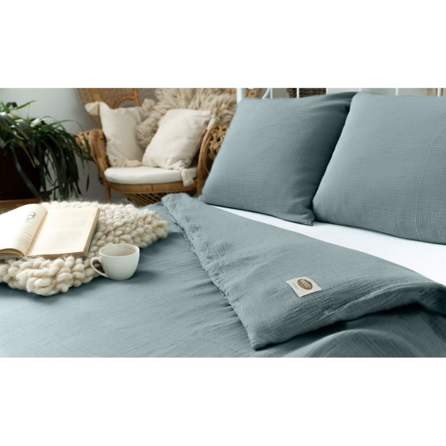 Pościel bawełniana MUŚLINOWA (160x200-1,70x80-2)