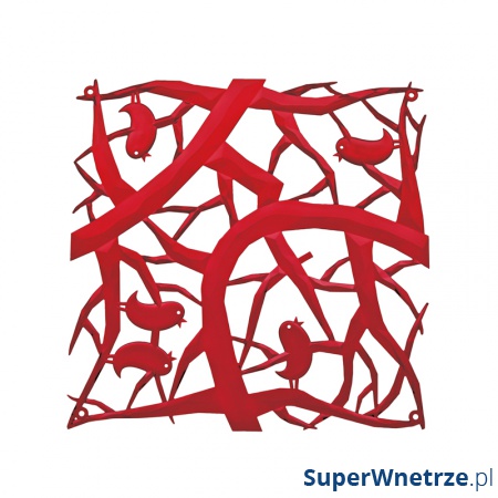 Panele dekoracyjne 4 szt. Koziol Pi:p czerwone