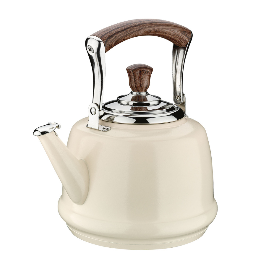 Czajnik, stal nierdzewna, śred. 22,5 x 17 cm, 2,0 l, biały