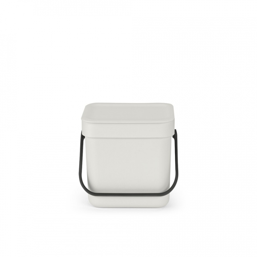 Kosz na odpadki sort&go 3l light grey 213229