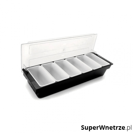 Pojemnik na przyprawy i dodatki - 6 przegród