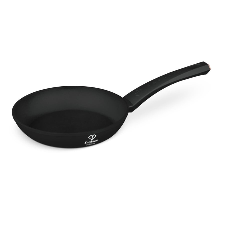 Patelnia z powłoką tytanową 20cm Fashion TV FTV-0020 Matte Black- Rose Gold