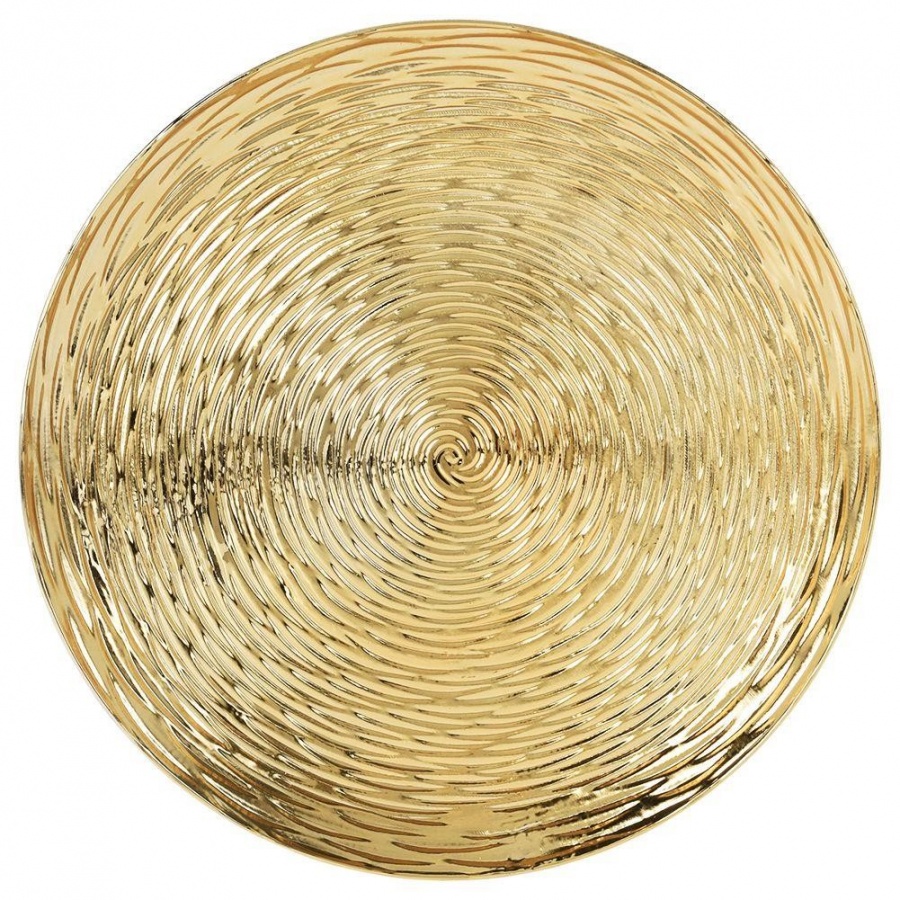 Podtalerz dekoracyjny / podkładka pod talerz złota 33 cm