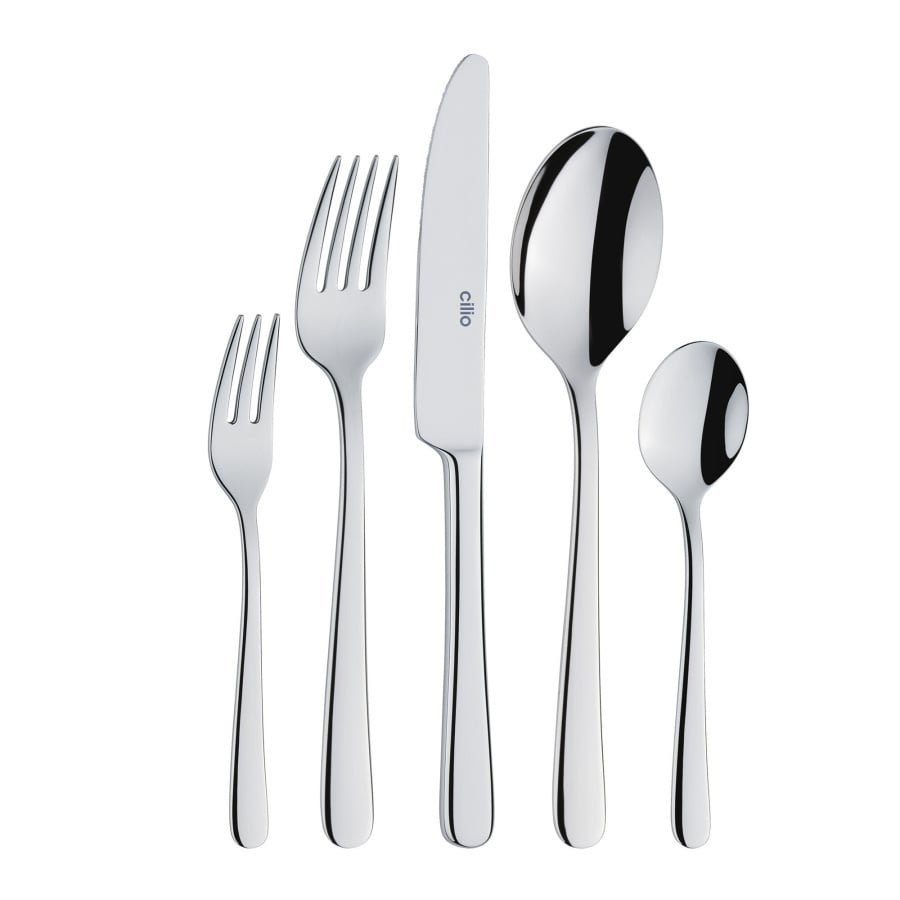 Zestaw sztućców dla 6 os., 30 elementów, stal nierdzewna