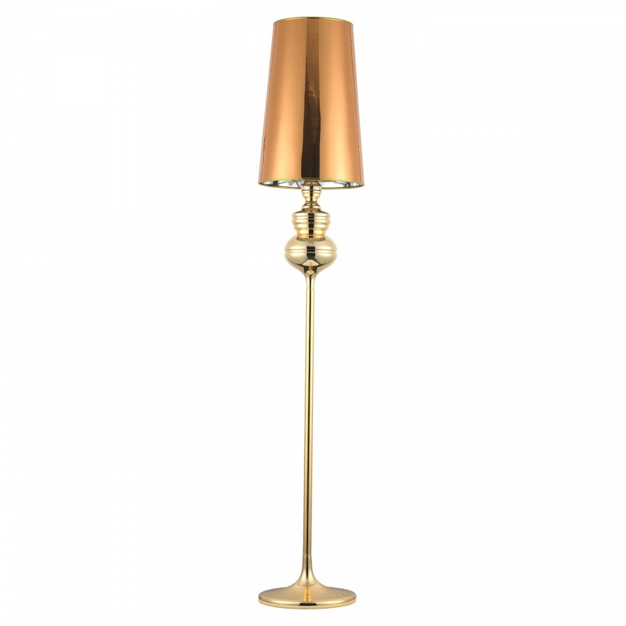 Lampa podłogowa queen - f złota 175 cm