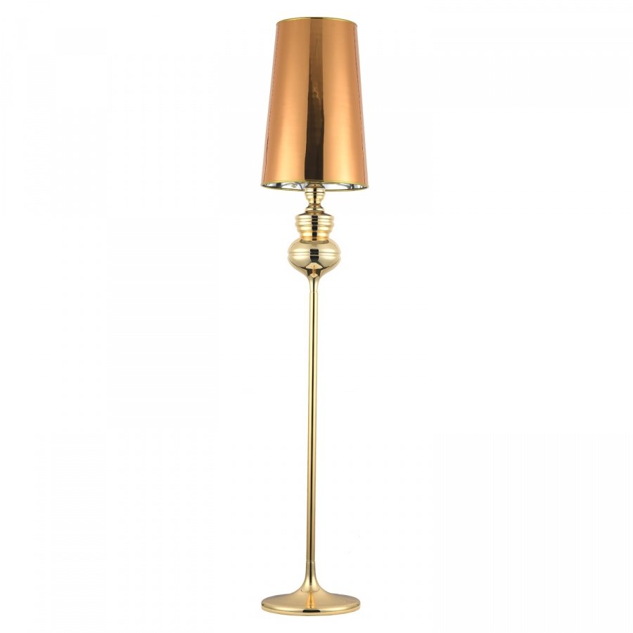 Lampa podłogowa queen - f złota 175 cm