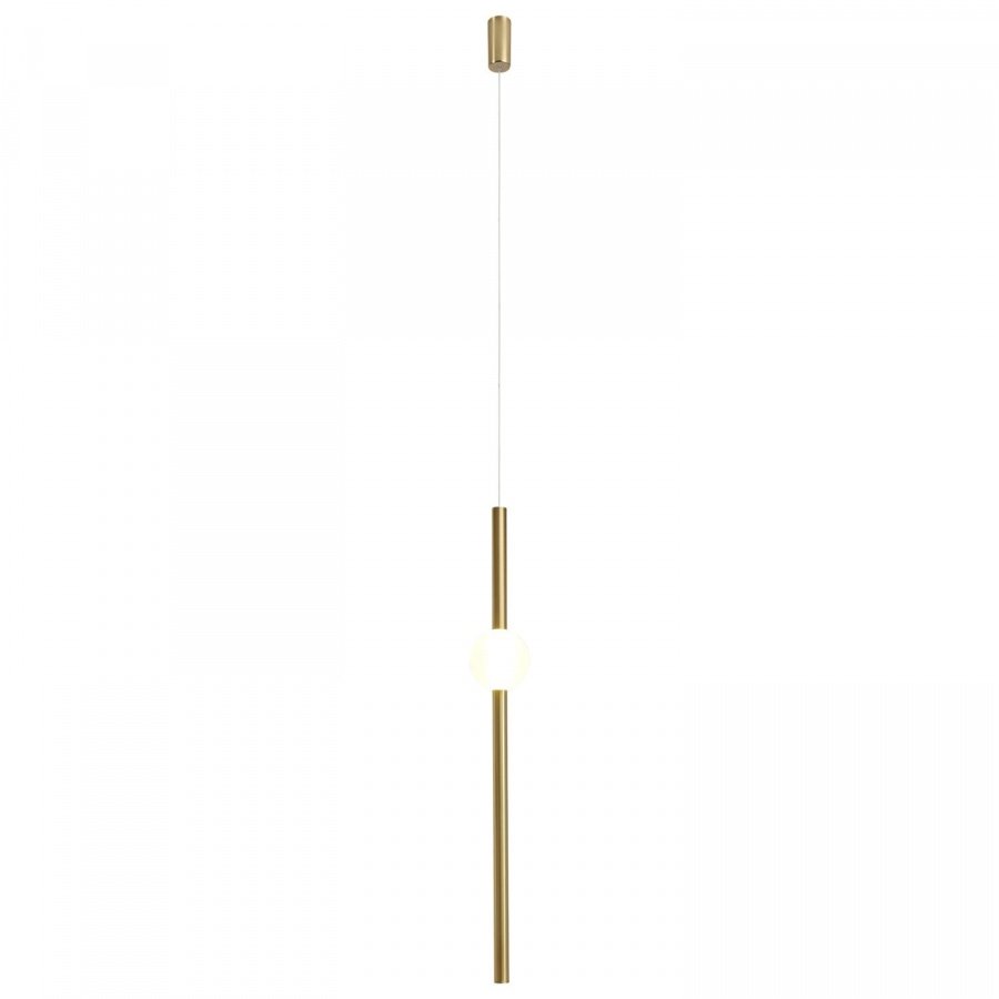 Lampa wisząca o-line led 93 cm mosiądz