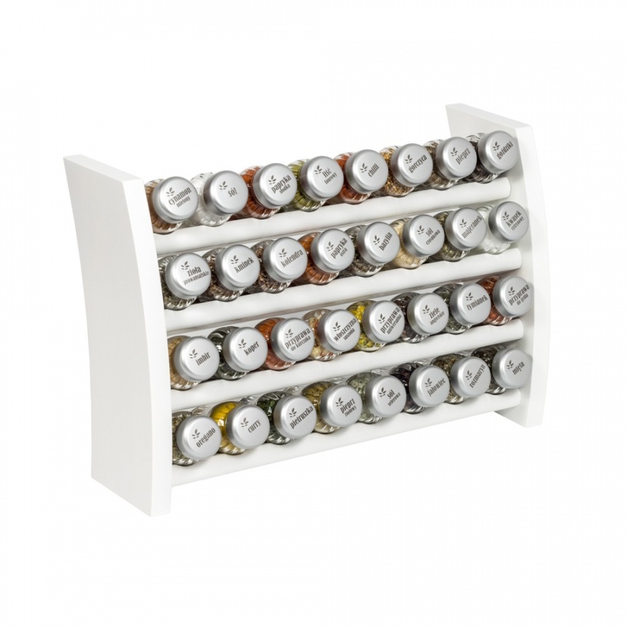 Półka z przyprawami Flipper 32 8K P4 biała mat. 29642