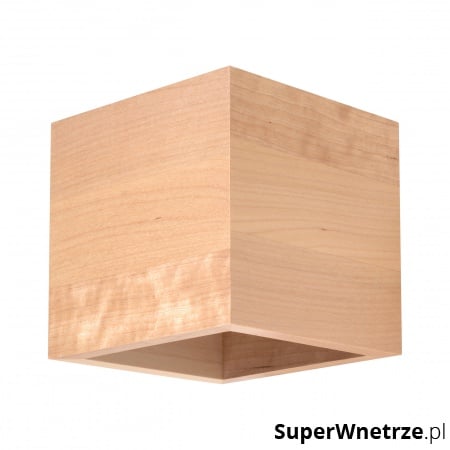 Kinkiet QUAD Naturalne Drewno