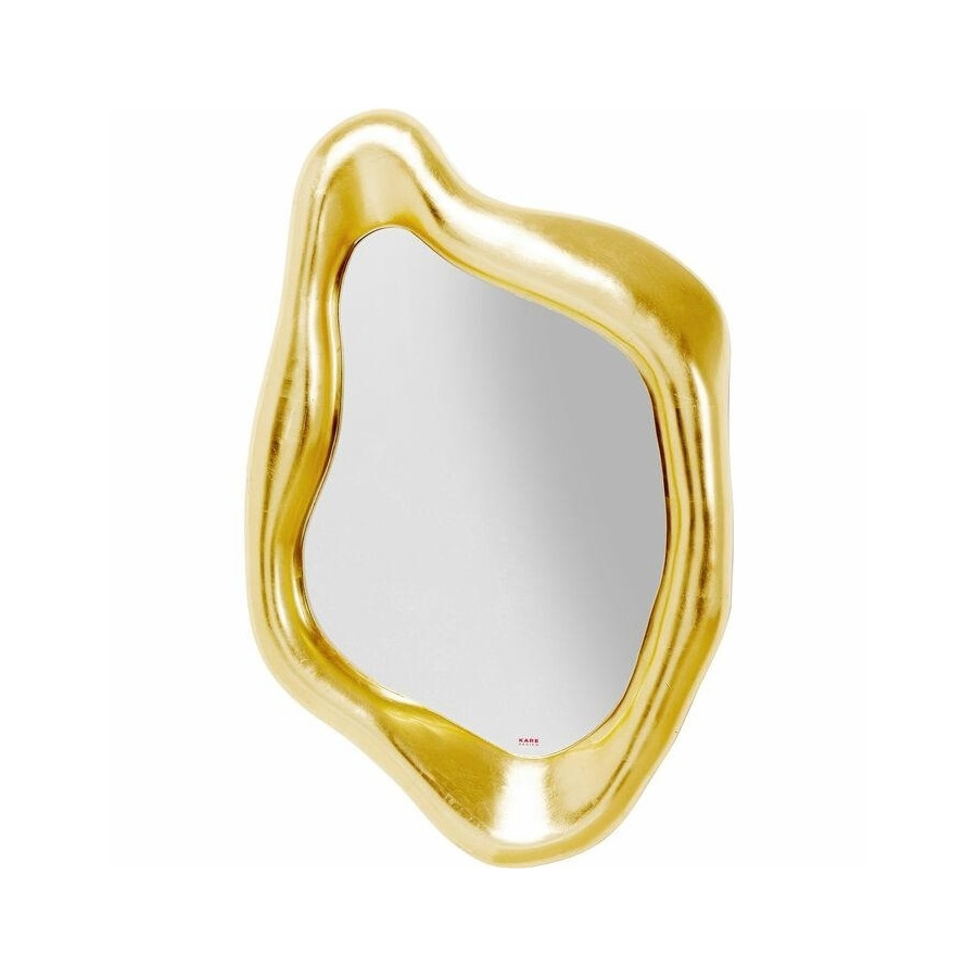 Kare lustro ścienne hologram 119x76 cm złote