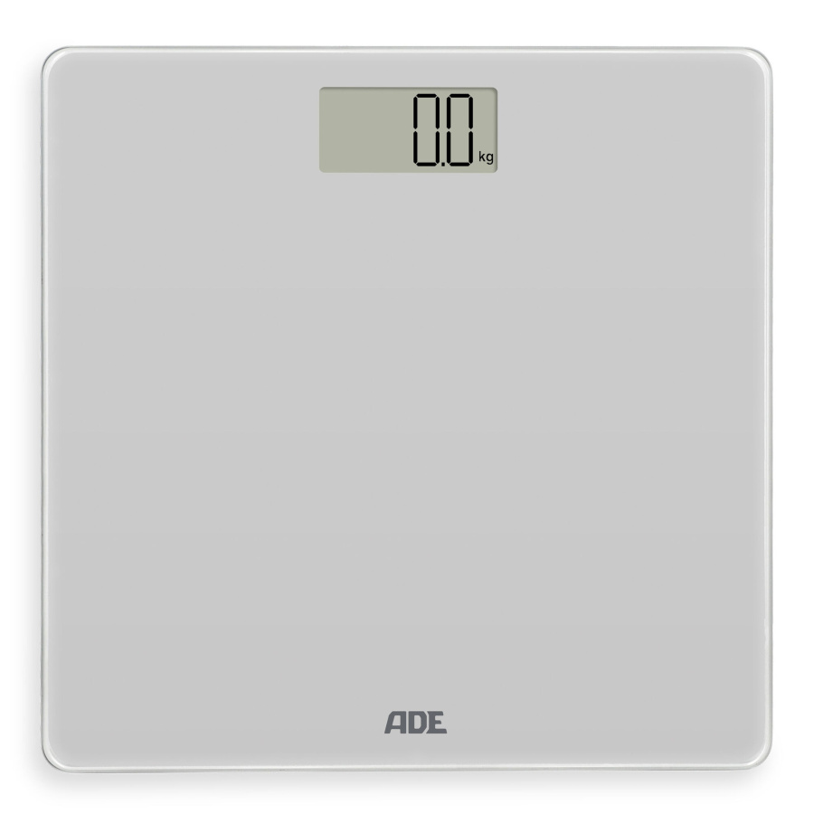 Waga łazienkowa, do 180 kg, 30 x 30 cm, szara