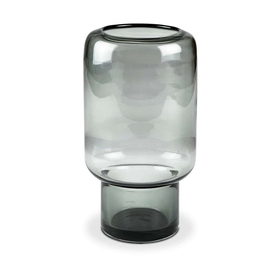 Wazon szklany Hoej 14x26cm grey 12327