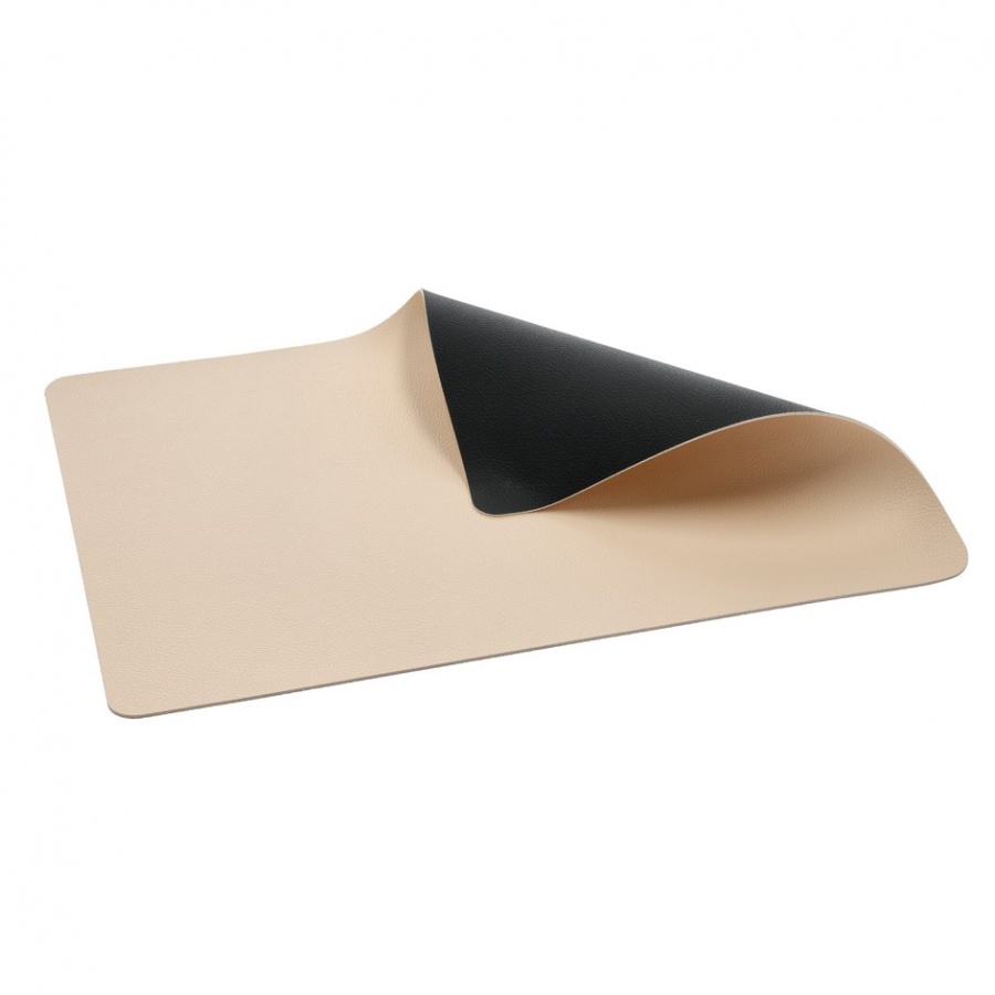 Podkładki pod talerze 46x33cm 4sztuki black/cream 24285