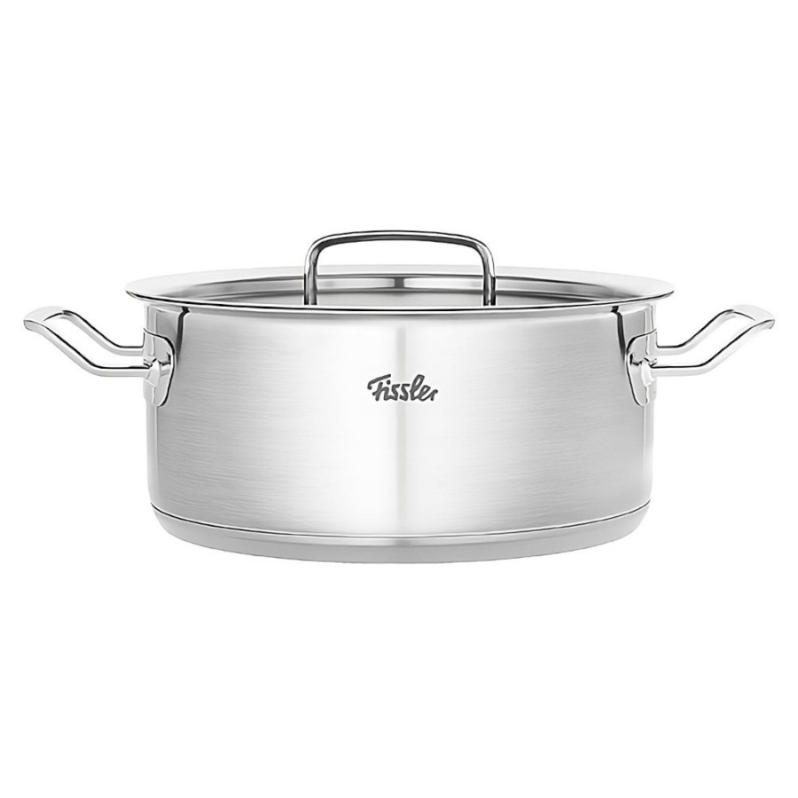 Fissler - original-profi collection® - garnek niski ze szklaną pokrywą - 4,6 l - 24 cm