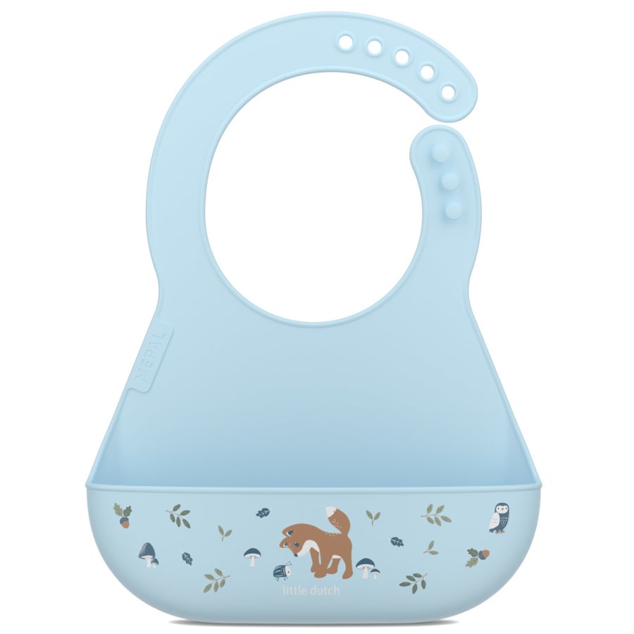 śliniak silikonowy z kieszonką mio forest friends 108034565408