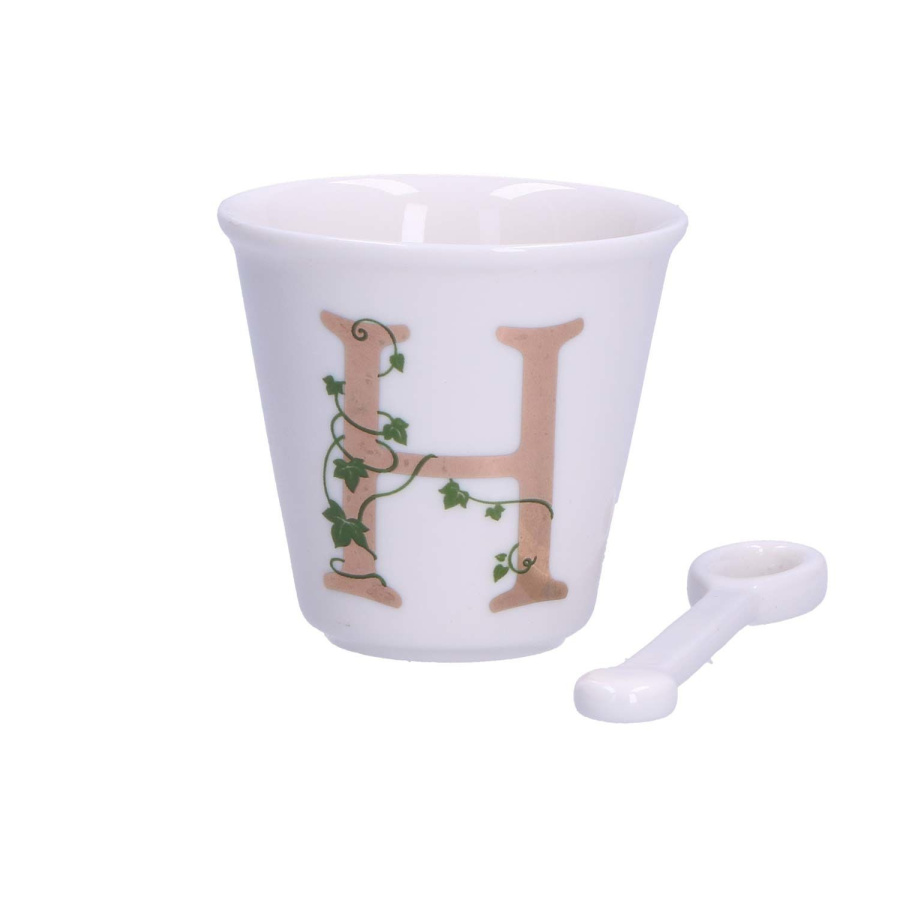 Filiżanka z łyżeczką unico - 75 ml, h