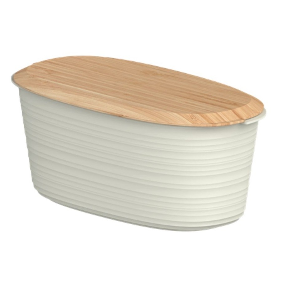 Pojemnik na pieczywo, mlecznobiały