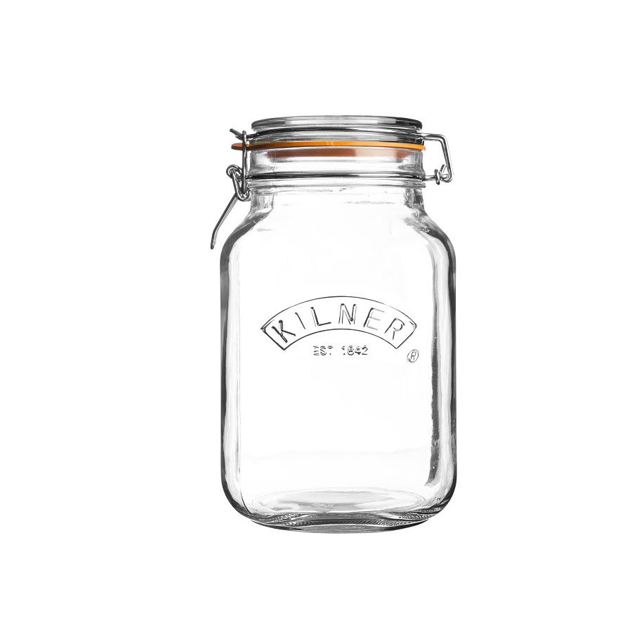 KIL- Słoik 1,5l, Square Clip Top Jar
