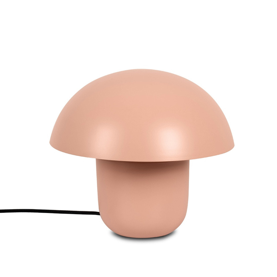 Kare lampa stołowa mushroom 27 cm brzoskwiniowa