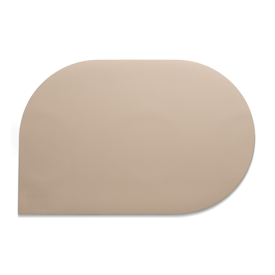 Podkładka na stół, skóra syntetyczna, 45 x 30 cm, beżowa