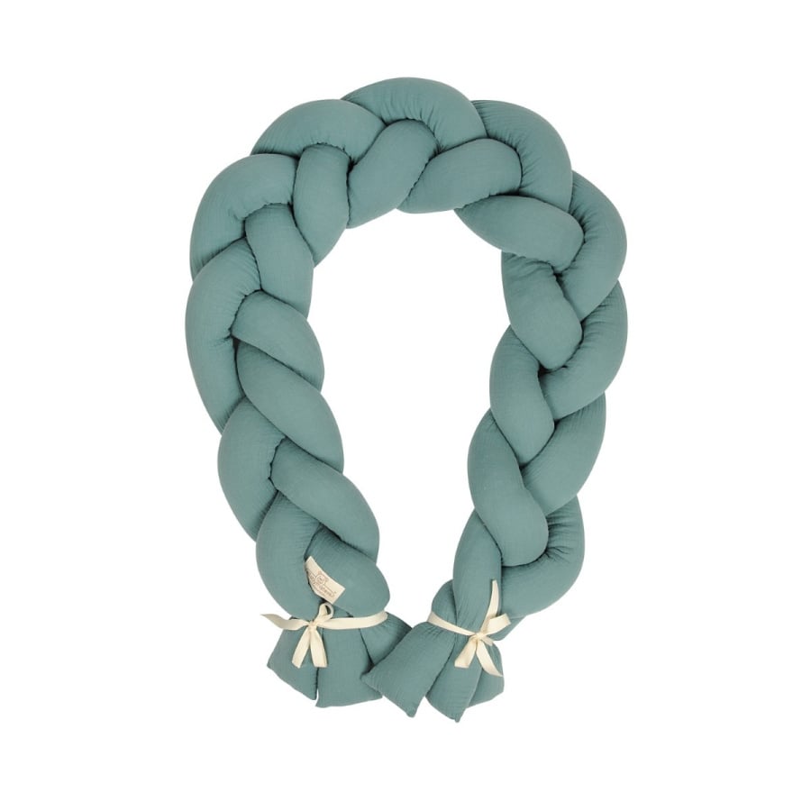 Ochraniacz do łóżeczka WARKOCZ MUSLIN .dł. 200