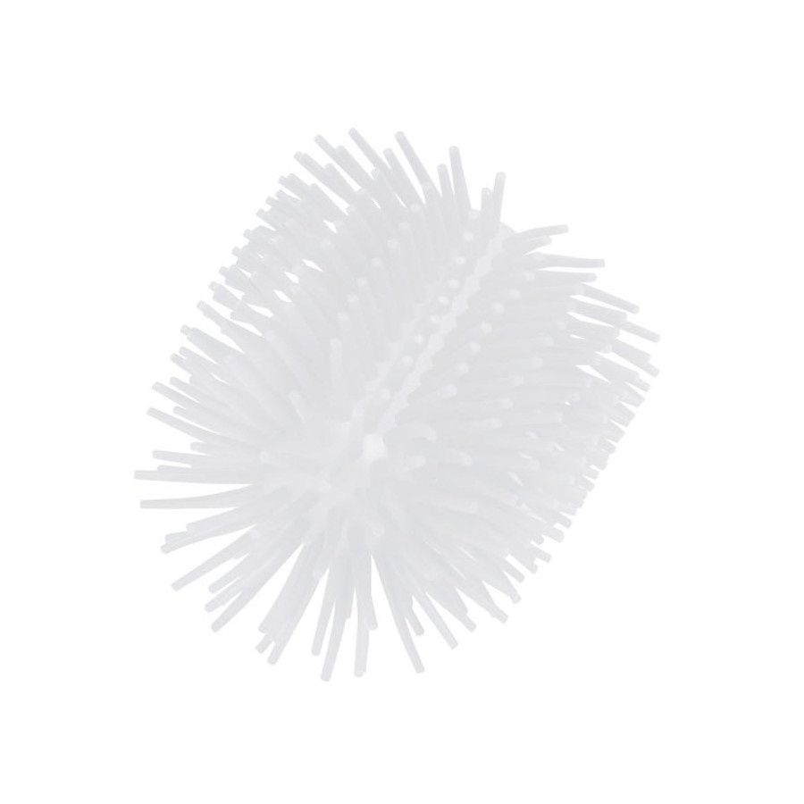 Zamienna końcówka główka szczotka wc silikon biała - yoka