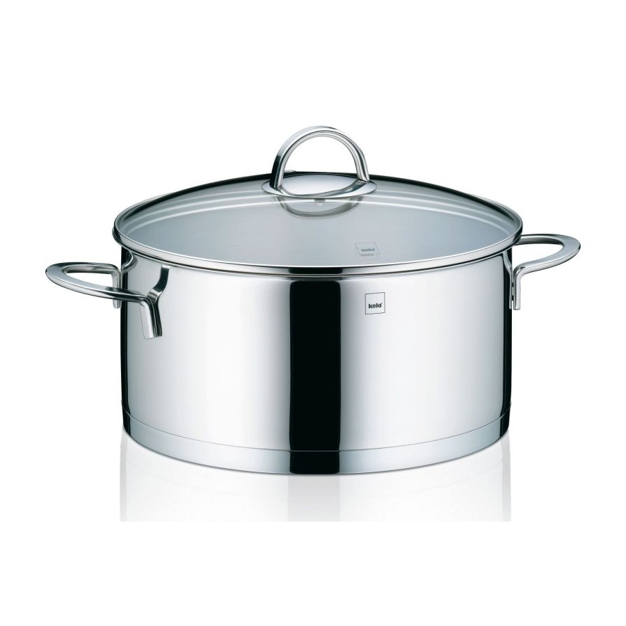 Garnek 5l z pokrywką Kela Cailin srebrny