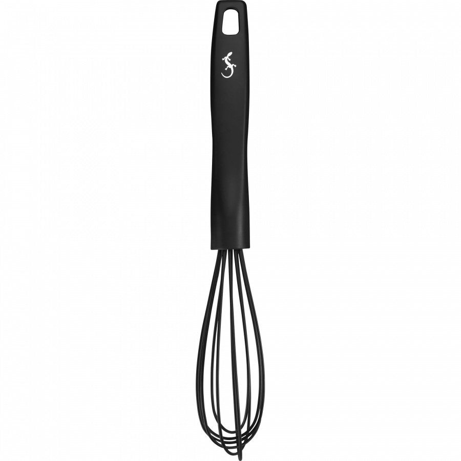 Wąska trzepaczka, silikon, 28 cm, czarna