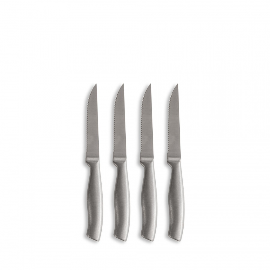 Noże do steków, 4 szt., stal nierdzewna, 22,5 cm