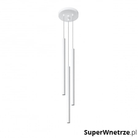 Lampa Wisząca PASTELO 3P Biała