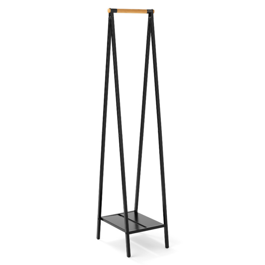 Brabantia 229848 - linn - kompaktowy, stojący wieszak na ubrania - black