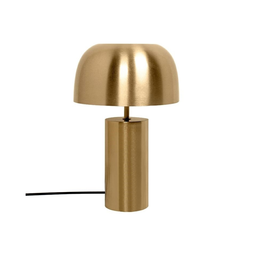 Kare lampa stołowa loungy 38 cm złota