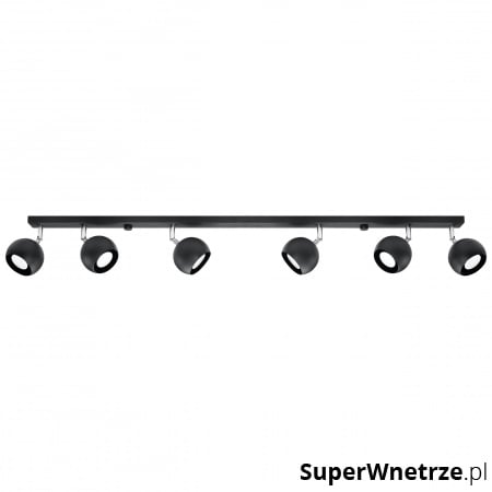 Plafon OCULARE 6L Czarny