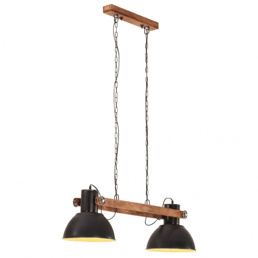 Industrialna lampa wisząca, 25 W, czarna, 109 cm, E27
