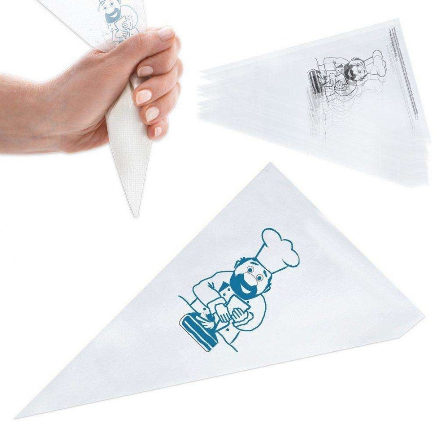 Rękaw, worek, dekorator cukierniczy do kremu, masy, dekoracji, 39,5 cm, zestaw, komplet, 20 sztuk