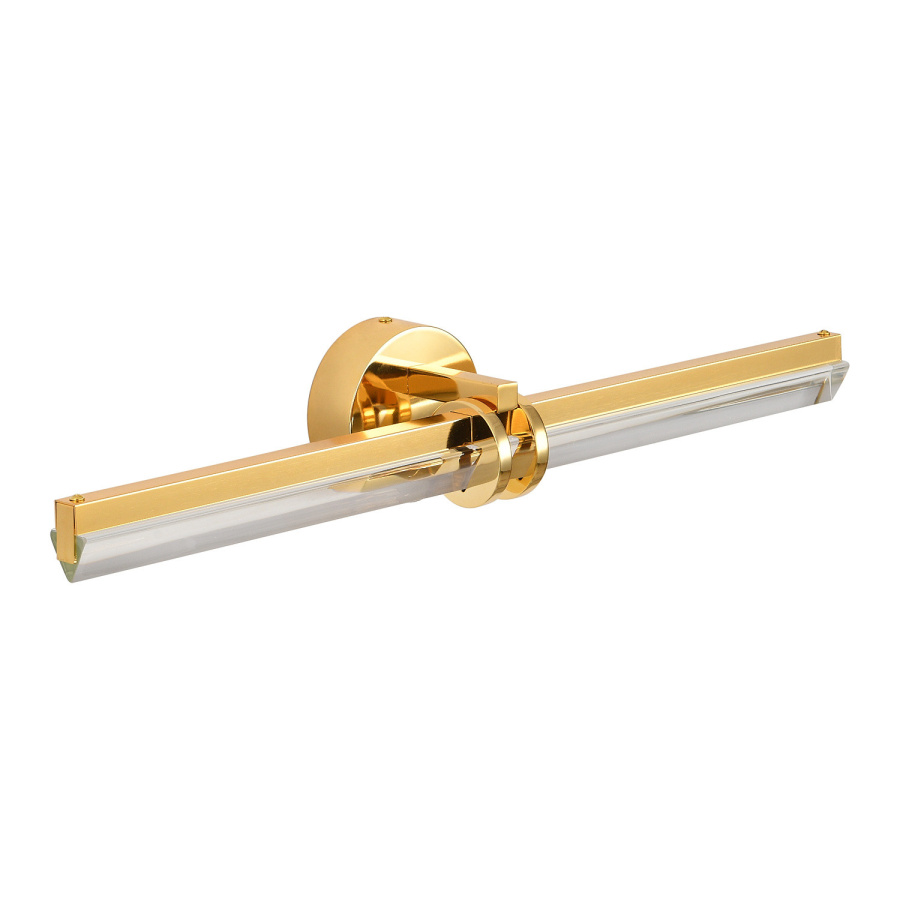 Lampa ścienna lovely led złota 58 cm