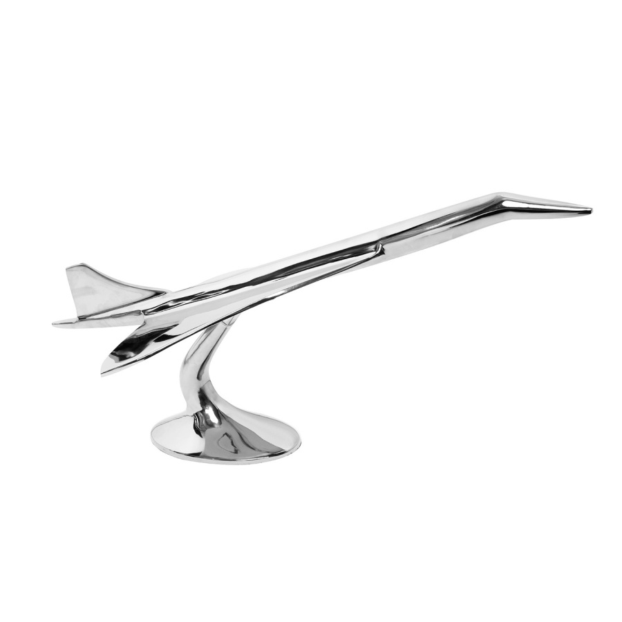 Kare dekoracja concorde 28 cm srebrna