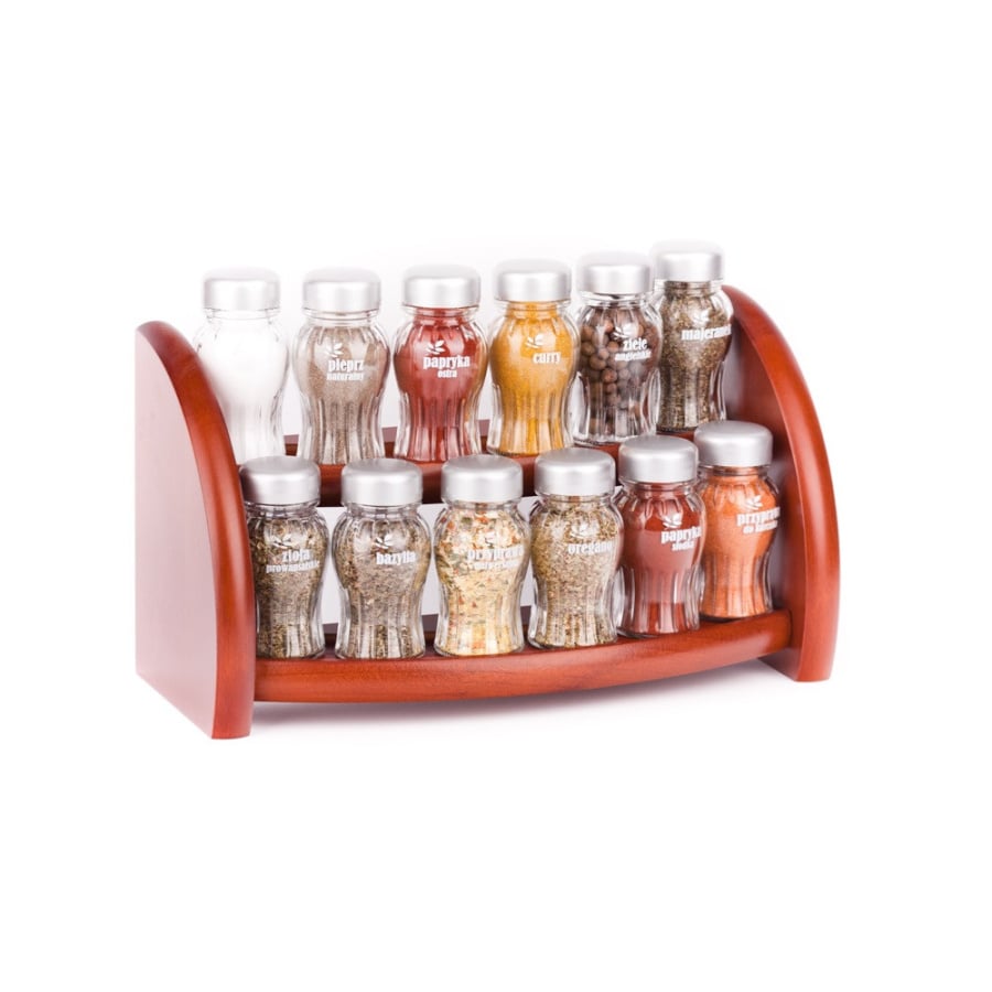 Półka z przyprawami 12S brąz mat 98311