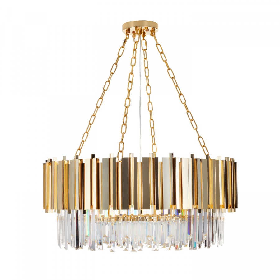 Lampa wisząca rea złota 80 cm