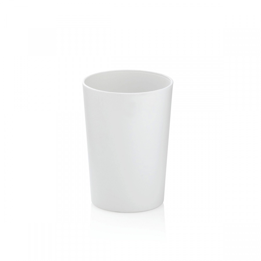 kubek łazienkowy, śred. 8 x 11 cm, biały