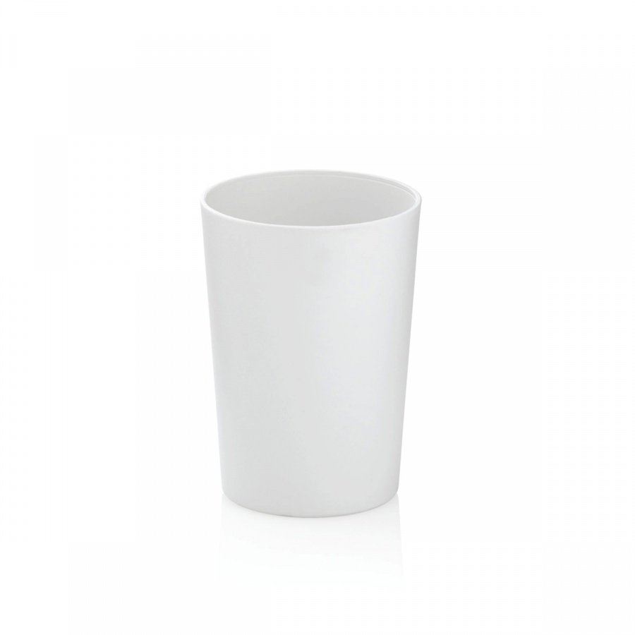 kubek łazienkowy, śred. 8 x 11 cm, biały